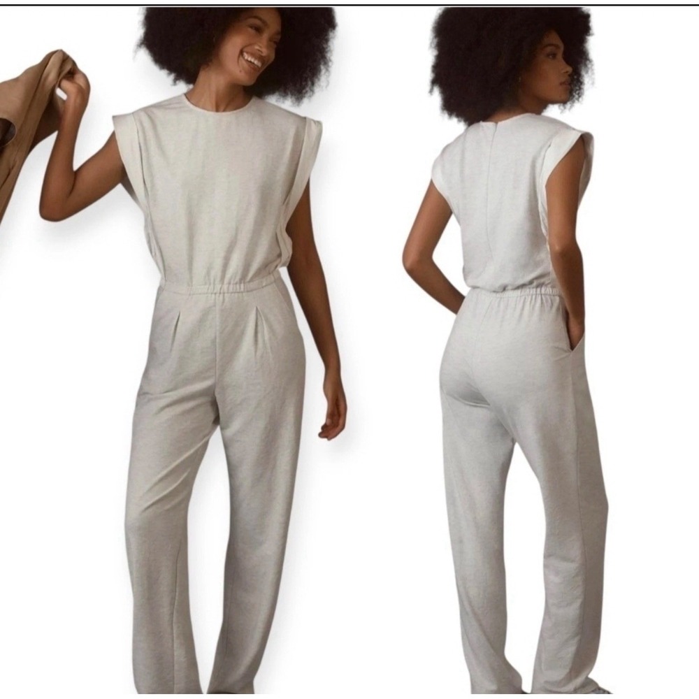 We Are Sundays Aven Jumpsuits Sz  M Women's Heathered Long Athleisure GG29